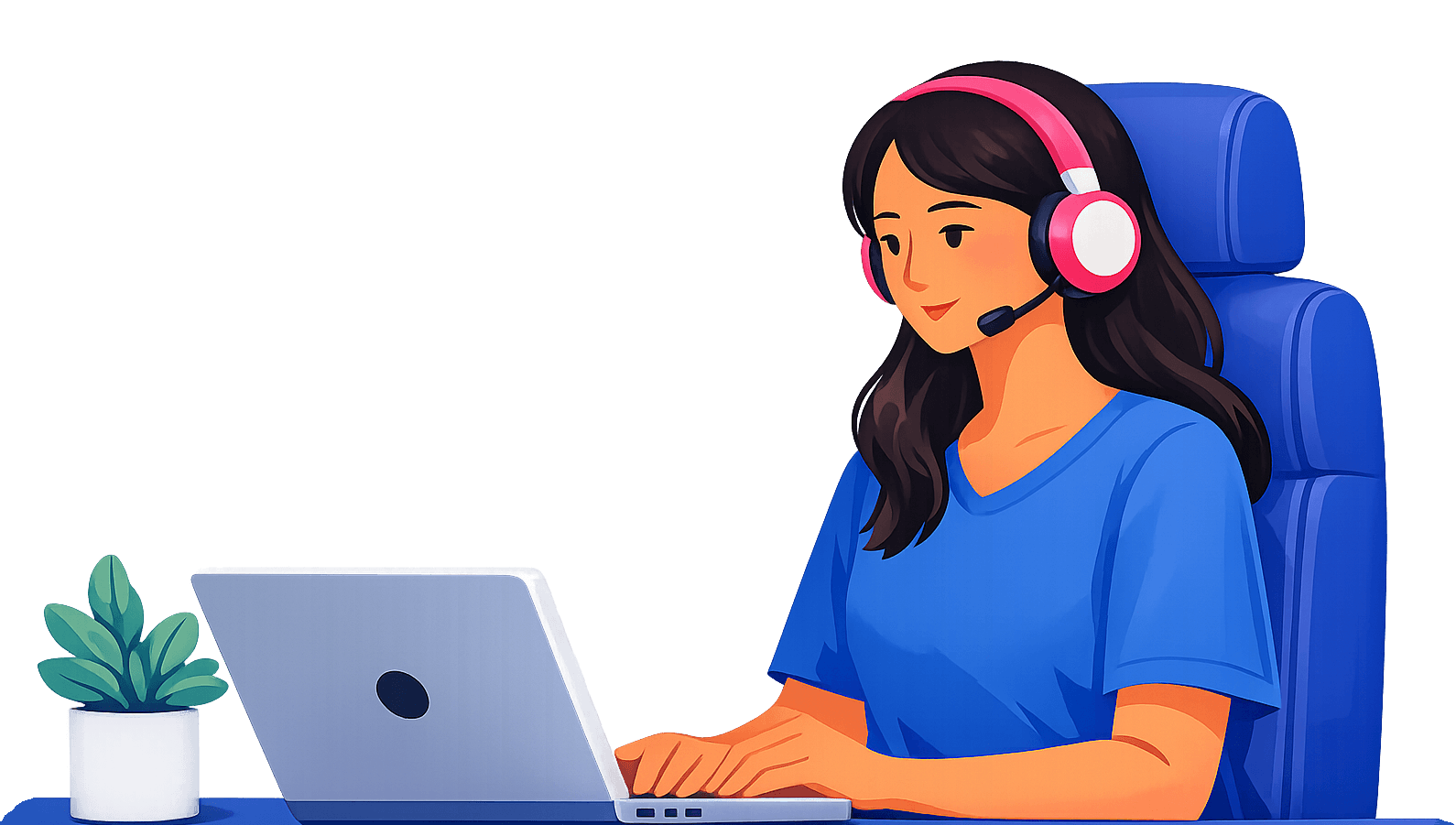 Illustration de contact pour démarrer un projet